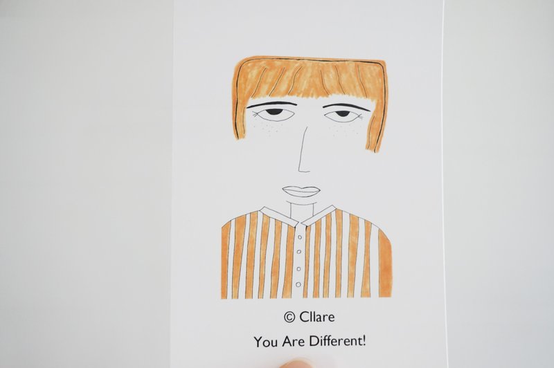 你是獨一無二的-You Are Different-明信片/卡片