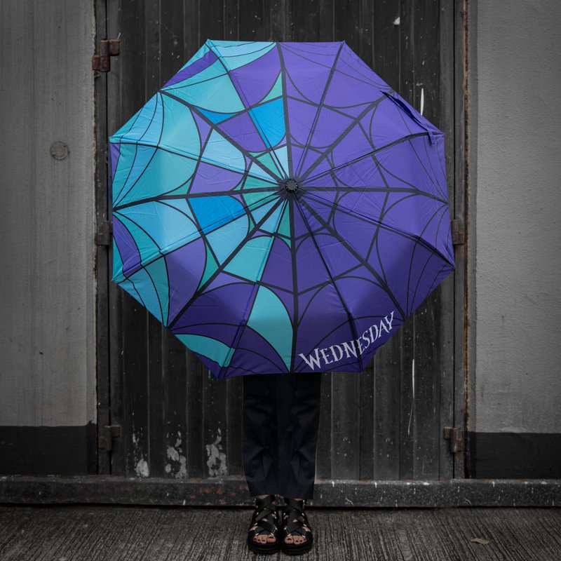 Wednesday - 雨傘 - Wednesday 彩繪玻璃款 - 雨傘/雨衣 - 其他材質 紫色