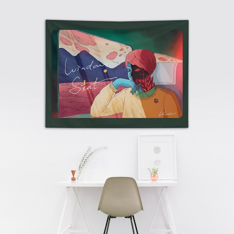 Window Seat - 大 - 其他 - 聚酯纖維 綠色