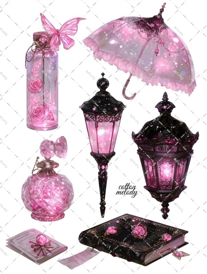 original sticker no.S96 人物ステッカー オリジナル人物ステッカー ステッカー cotton melody ミニステッカー - 貼紙 - 紙