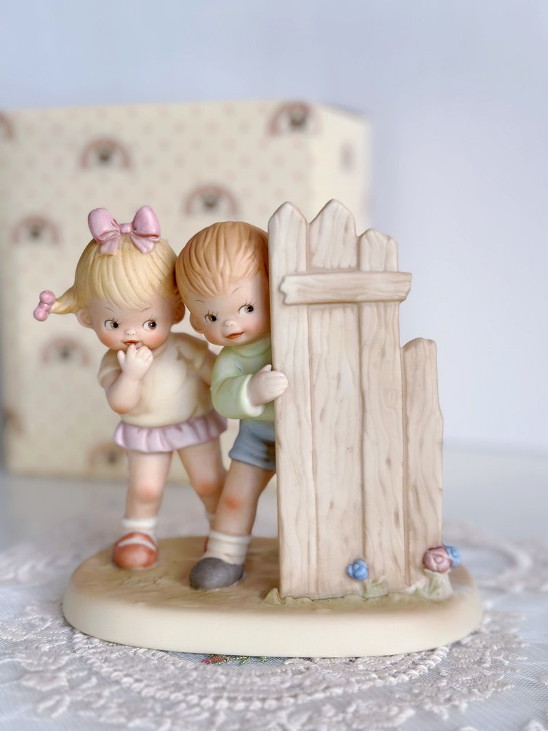 美國enesco  memories of yesterday 童年往事娃娃 陶瓷擺件 - 公仔/玩偶 - 瓷