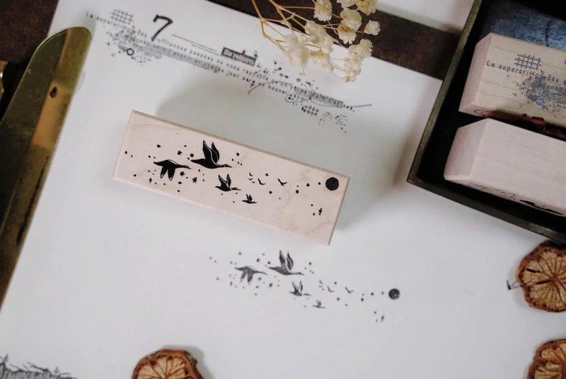 重生系列 (希望) 木質手帳印章 - 印章/印台 - 其他材質 多色