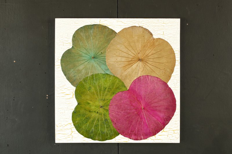 Lotus Leaves Wall Art