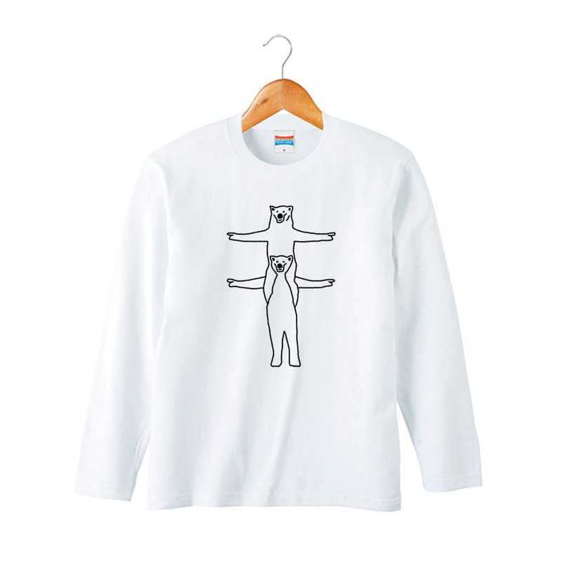 クマの組体操 #5 LongSleeve