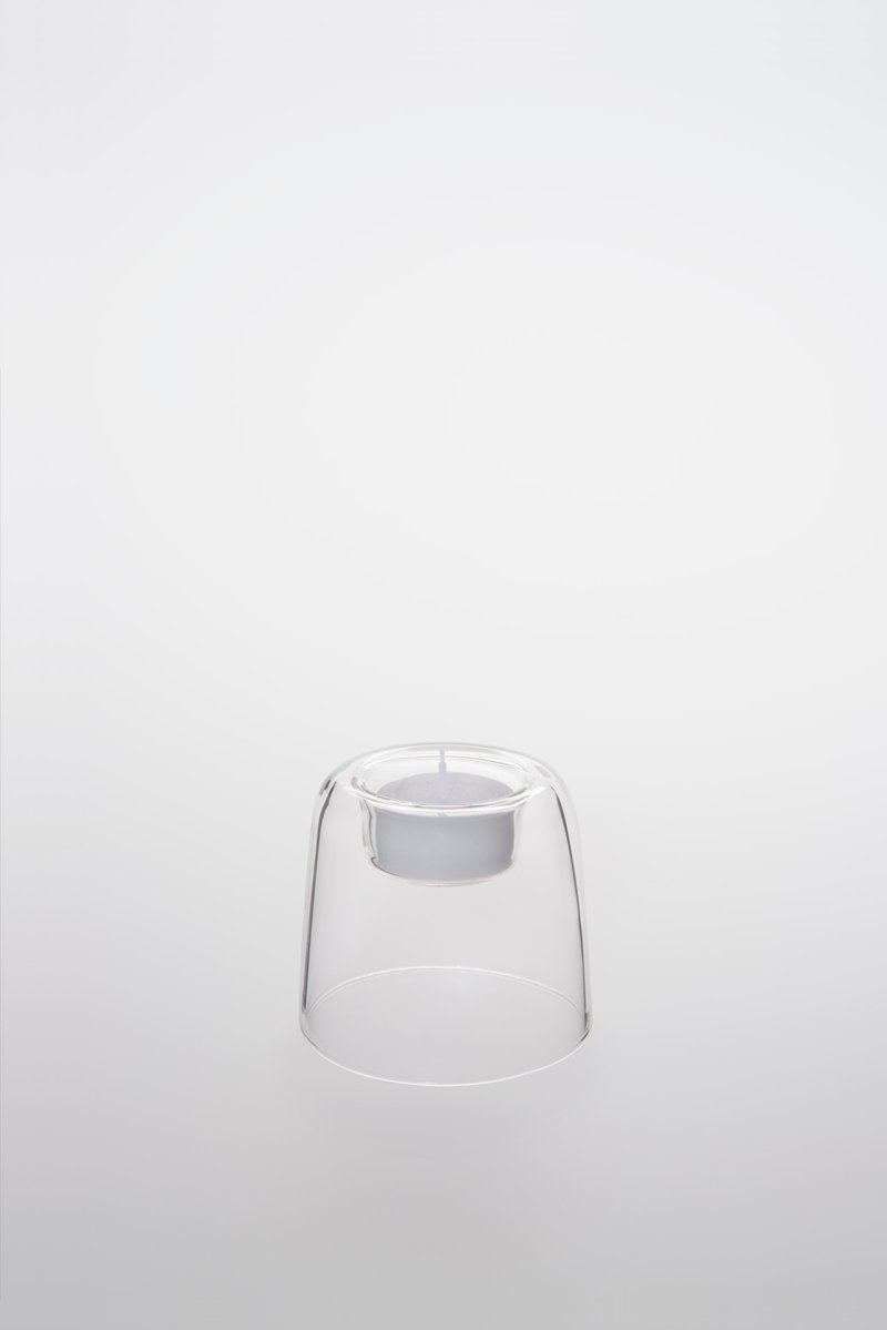 Heat-resistant Glass Candle Holder 70 mm