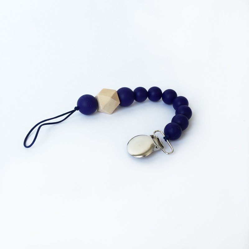 PACIFIER CLIP - NAVY