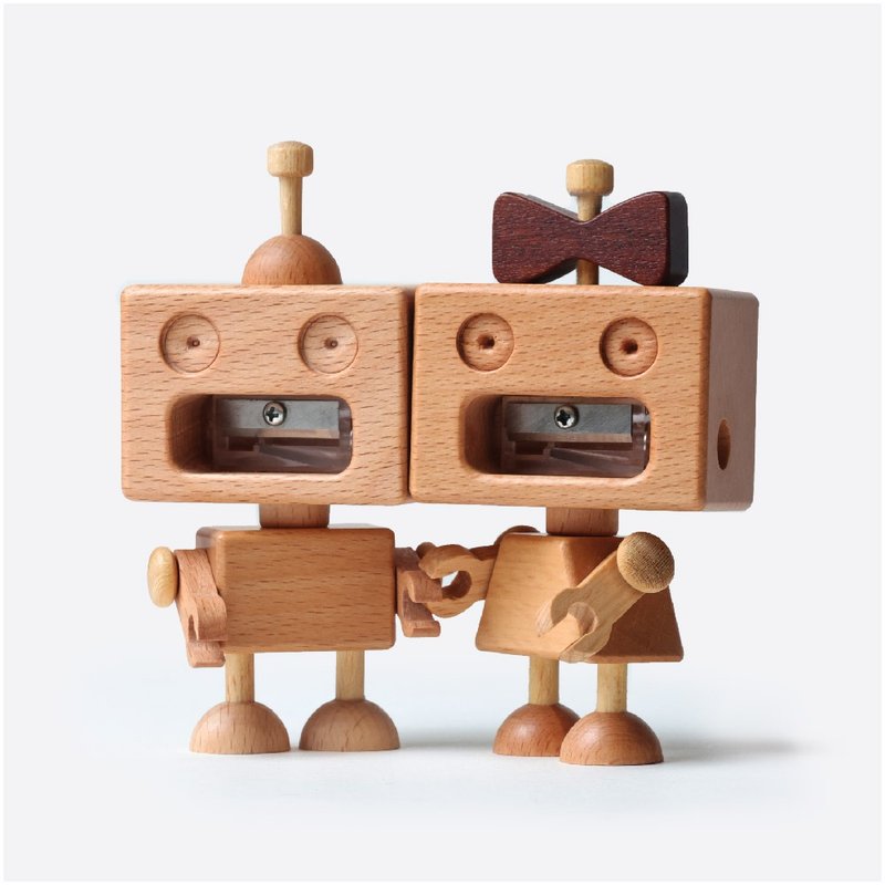 機器人削筆器-Robot/Roboni組合 聖誕禮物 客製化 - 削鉛筆機 - 紙