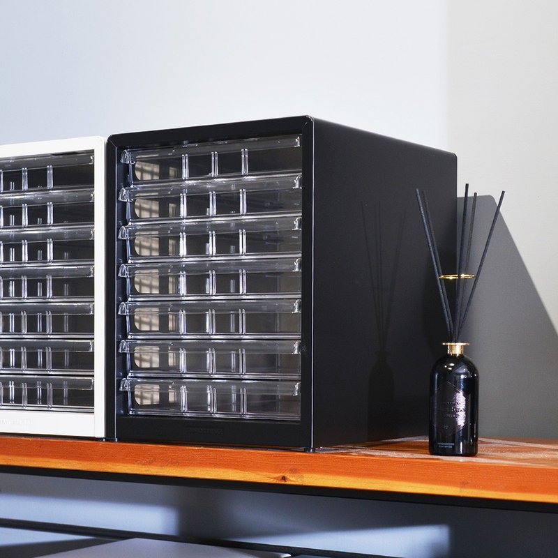 Nakabayashi Japan Steel Desktop A4 File Cabinet/Data Cabinet-7 Low Drawer