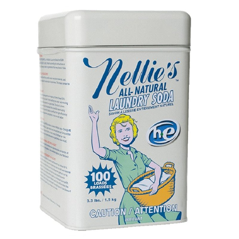 Natural soda detergent