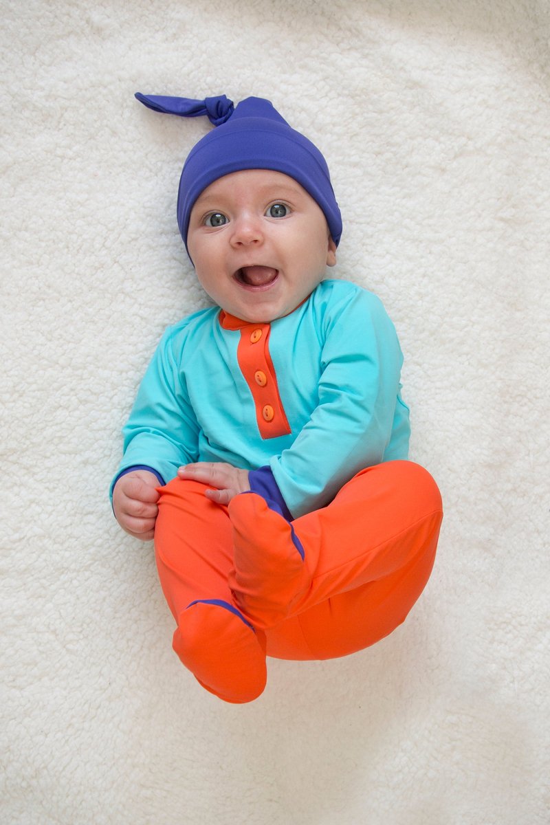 SanBelle Tongari style Hat★UV SPF 50★0-6m Purple