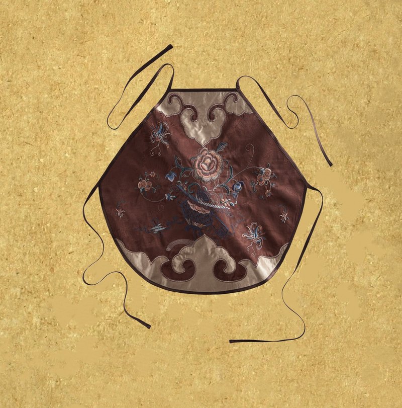 【江南】 新中式復古香云紗 刺繡吊帶 - 背心/無袖上衣 - 其他材質 多色