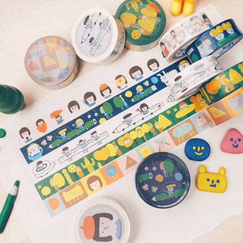 Full Set of 5 - Washi Tape - Version 4
