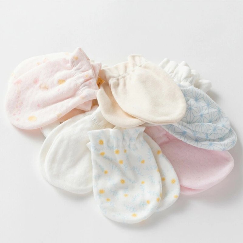 【日本OP mini】嬰兒手套 男生款 /女生款  隨機出貨 不挑花色 - 其他 - 棉.麻