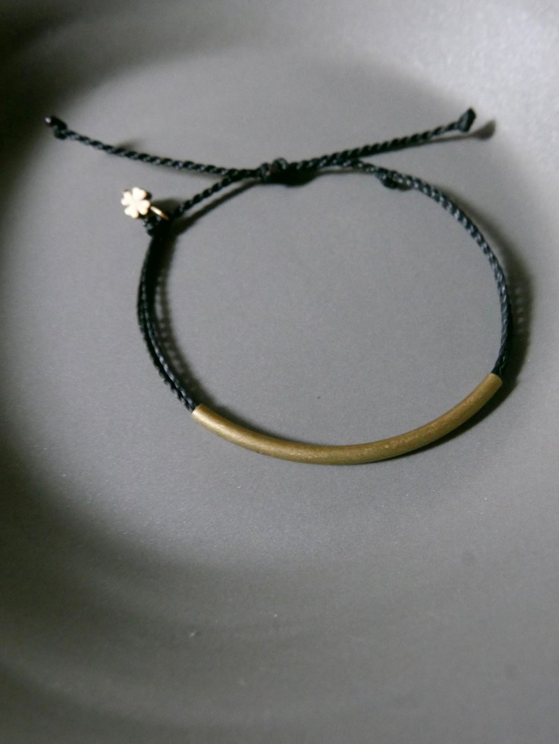 銅管可調蠟繩 - 手鍊/手環 - 銅/黃銅