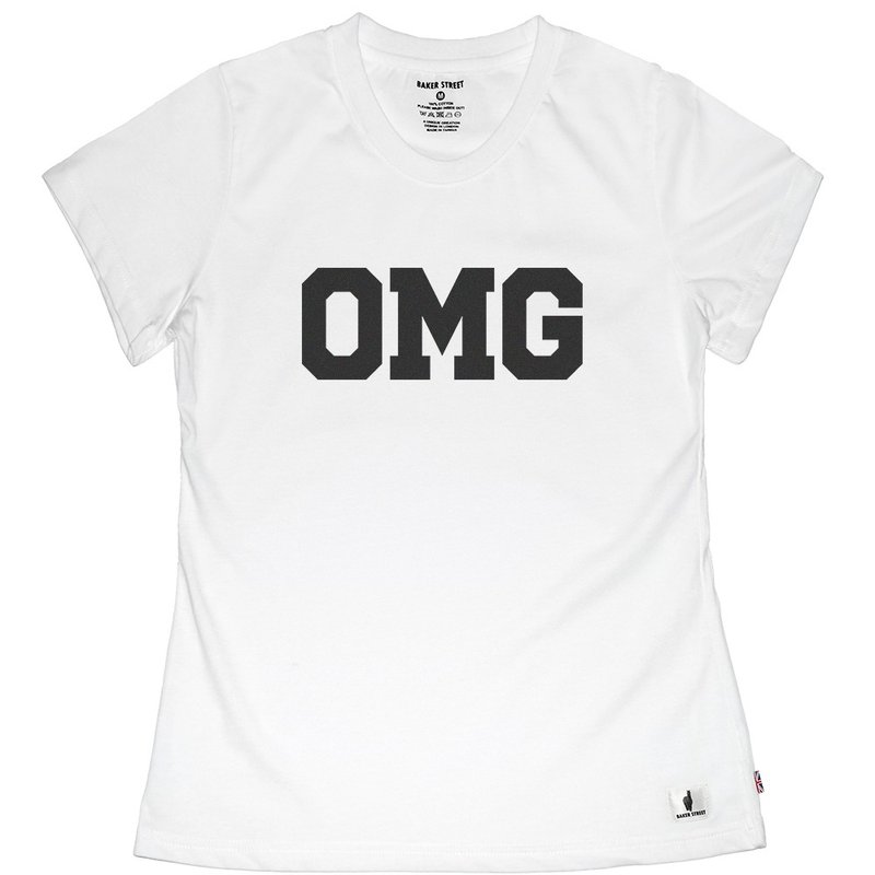 British Fashion Brand -Baker Street- OMG T-shirt