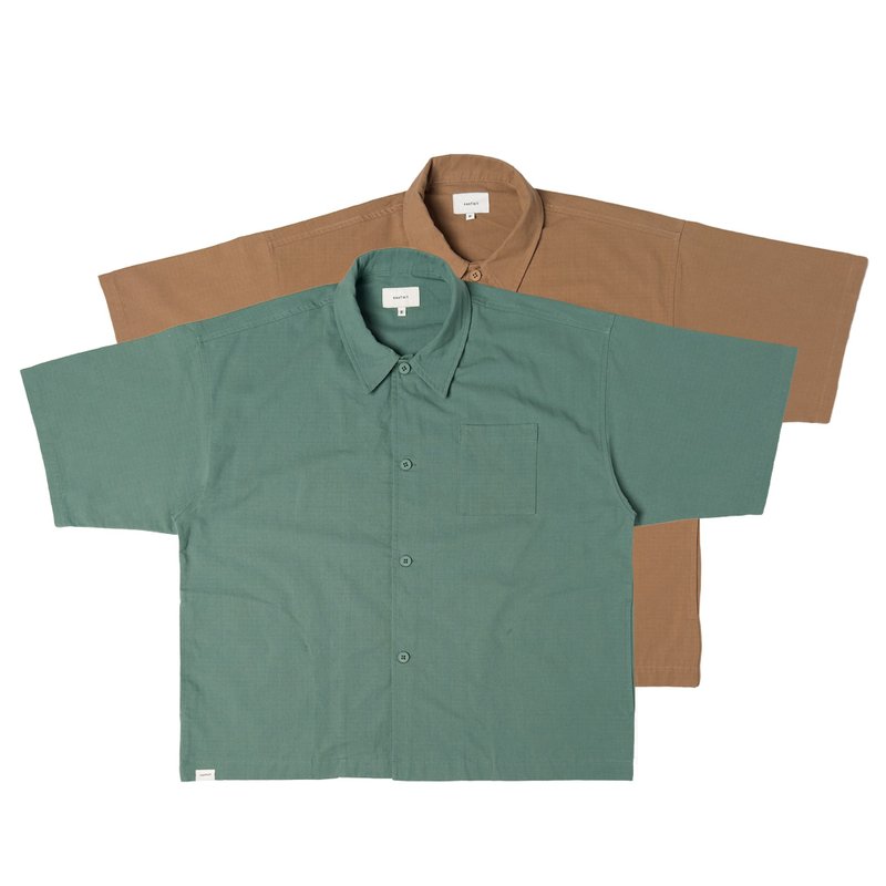 saeflait pocket shirt - 女襯衫 - 棉.麻 多色
