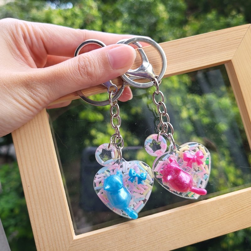 喵糖夢工場系列 甜心喵喵圈 - 鑰匙圈/鑰匙包 - 樹脂