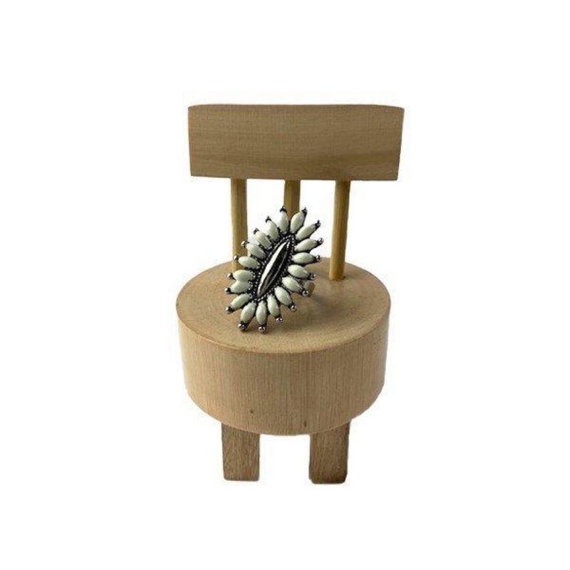 木製 イス型 アクセサリー - 居家收納/收納盒/儲物盒 - 木頭 咖啡色