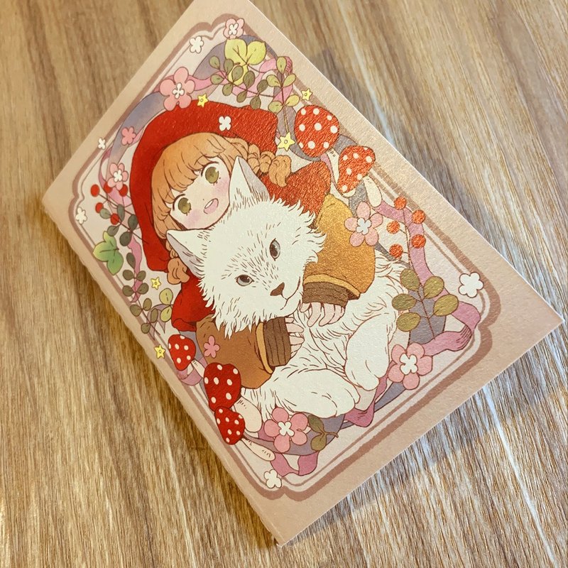 Chiya 小小集章冊 手帳 筆記本 童話主題 - 筆記本/手帳 - 紙 粉紅色