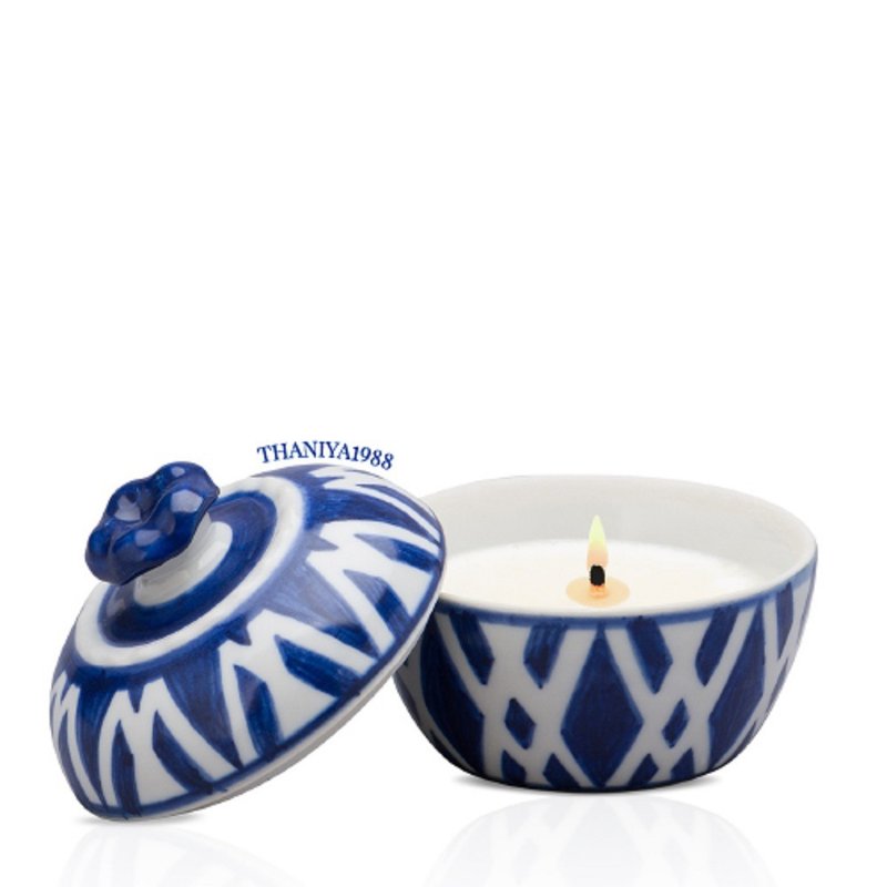 Ceramic Candle Kram Pha Khit