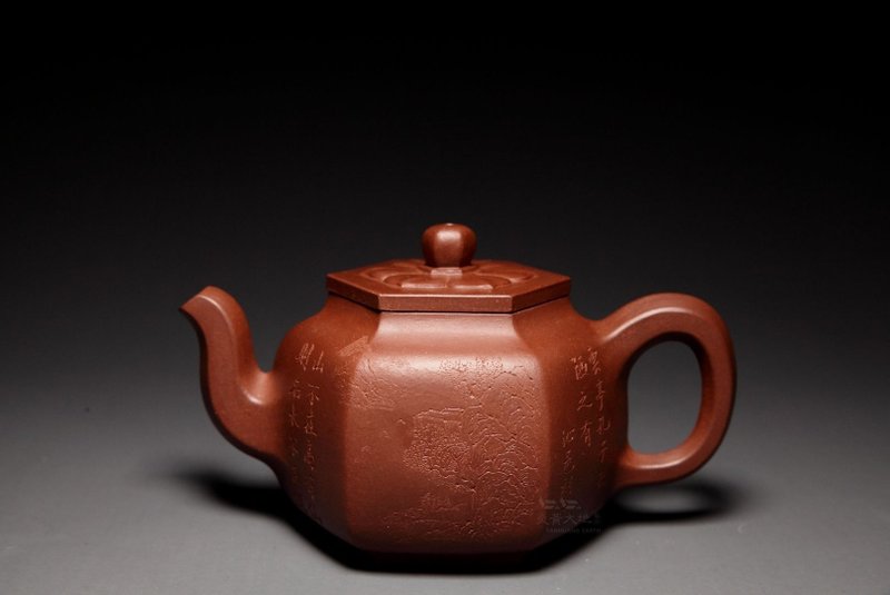 【松竹梅】國高工 柯沁鈺&沈梓陽 純手工  四號井底槽青 160cc - 茶壺/茶杯/茶具 - 陶 咖啡色