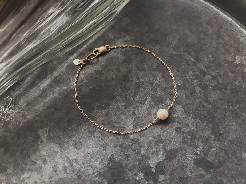 ::金::施華洛世奇水晶珍珠 14kgf 手鍊 - 手鍊/手環 - 貴金屬