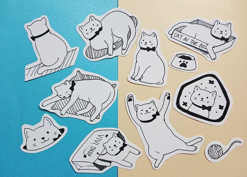 Mimi Bear Daily - Comet Man Trimming Sticker Pack