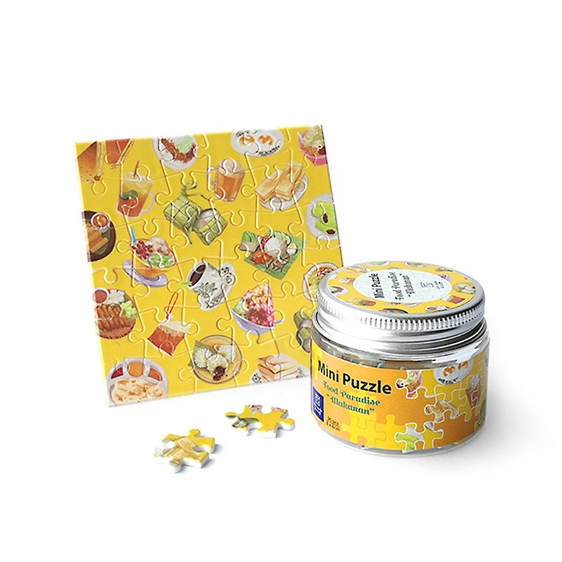 Mini Puzzle Coaster: Food Paradise