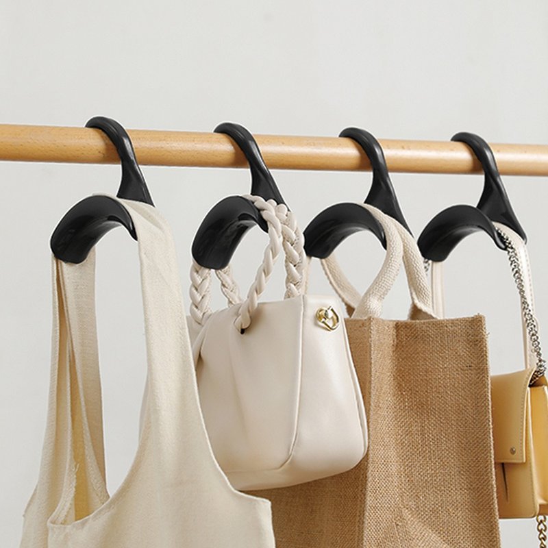 Japan Frost Mountain Non-marking Multi-purpose Scarf/Tie/Bag Storage Hook-3pcs (Nail-Free Hanger for Wardrobe)