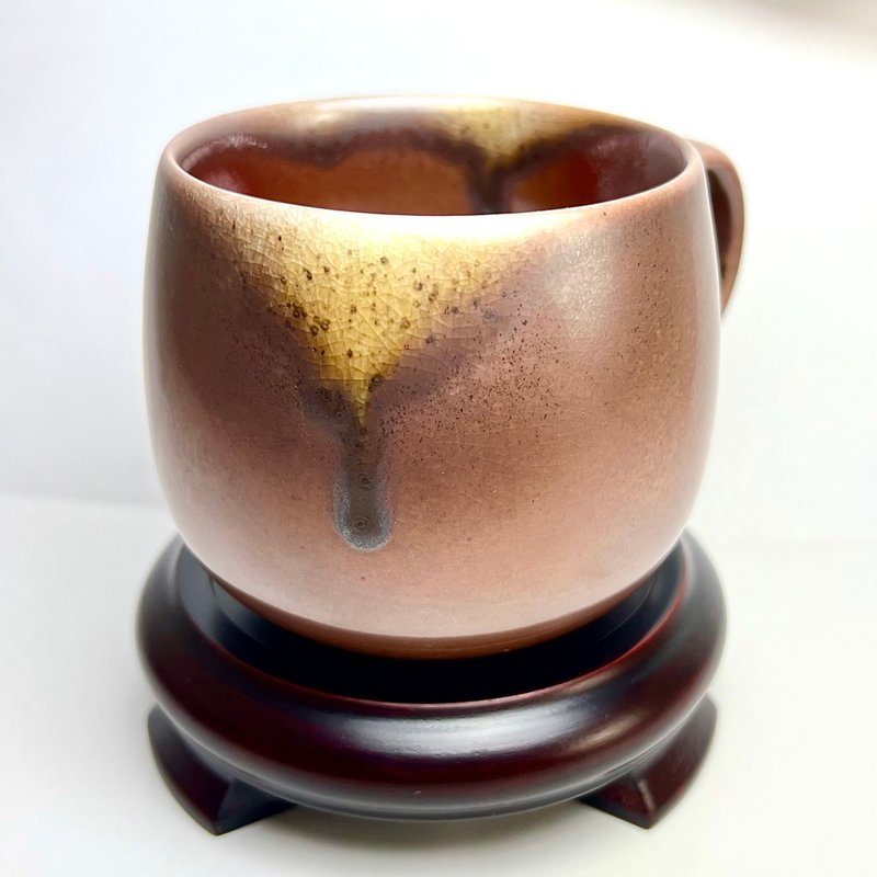 Colorful柴燒6天系列咖啡杯 綠12 此款式不提供挑款 - 咖啡杯/馬克杯 - 陶