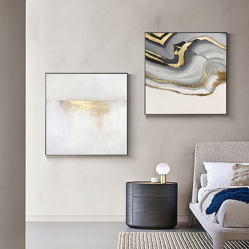 天然共鳴_掛畫_方框系列_台灣製造 兩個工作天快速出貨 - 海報/掛畫/掛布 - 棉.麻 金色