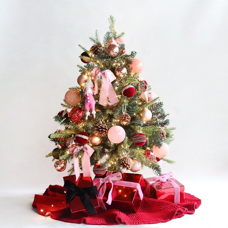 聖露西亞 DIY仿真聖誕樹 - 乾燥花/永生花 - 植物.花 粉紅色