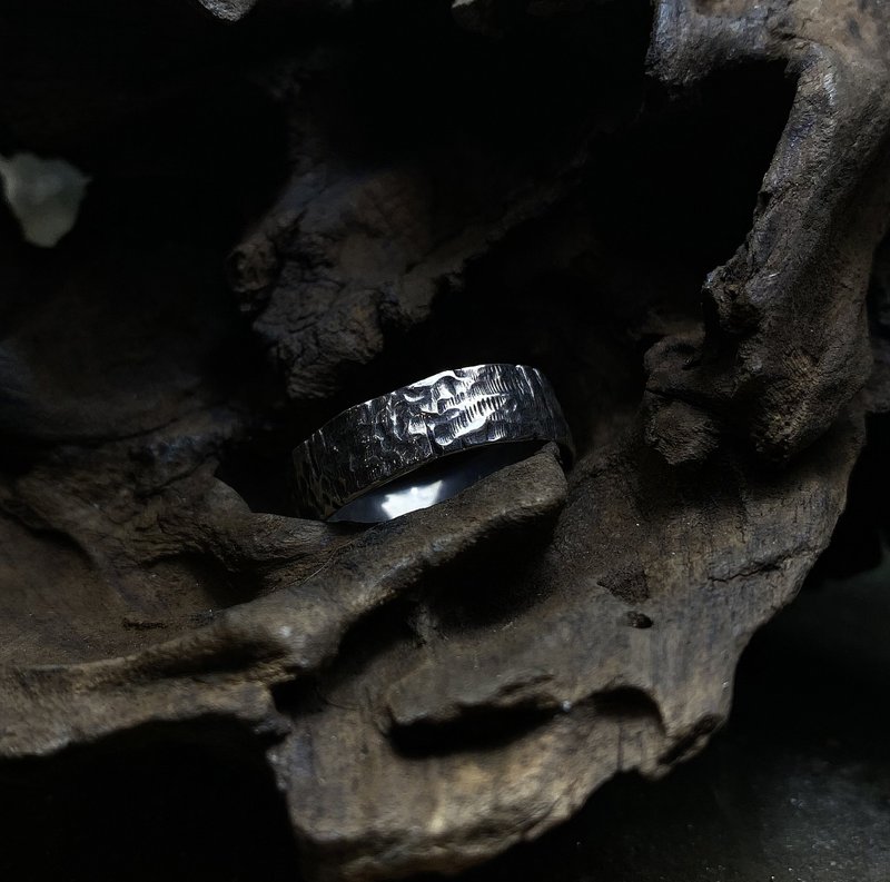 Sterling Silver Ring / Ring / Straight Pattern / Silver 925