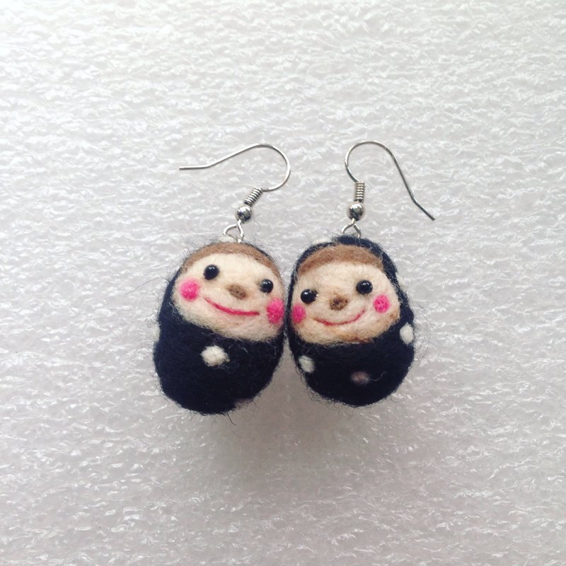 Cute doll earrings