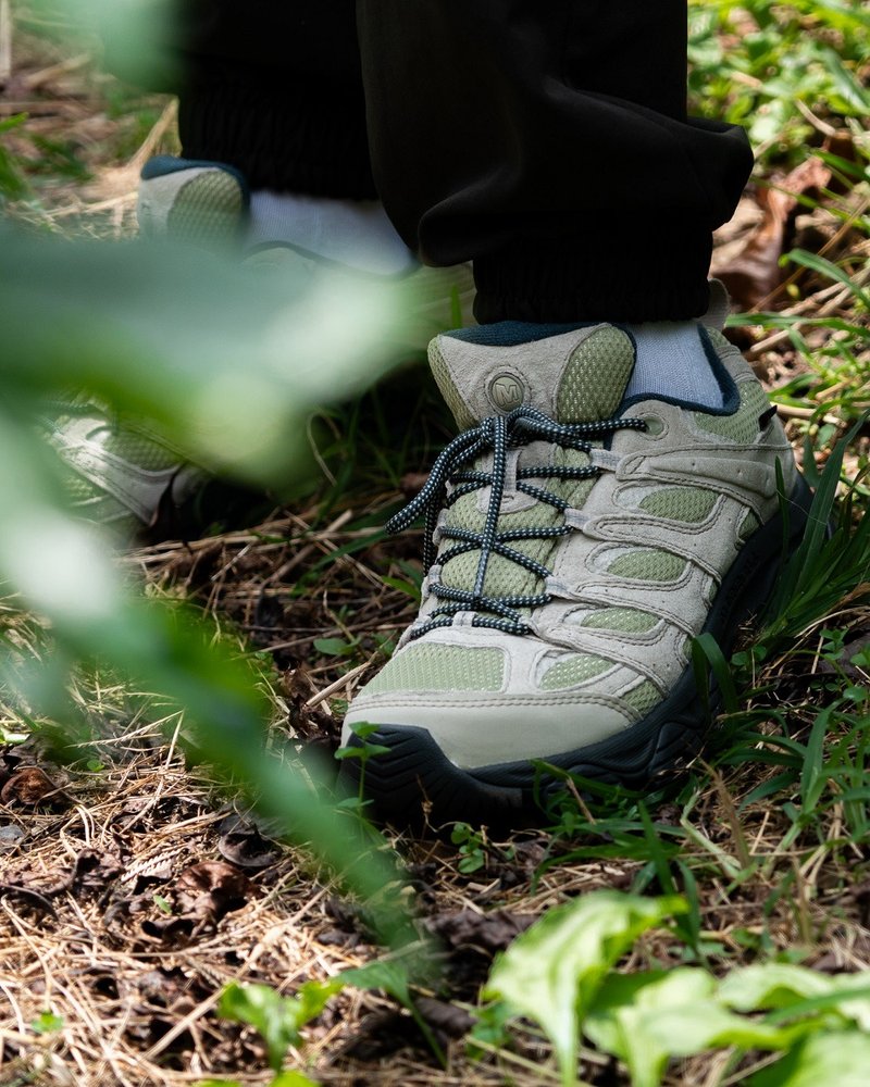 MERRELL MOAB 3 GORE-TEX防水登山健行鞋 男鞋-淺綠色 - 男運動鞋/球鞋 - 其他材質