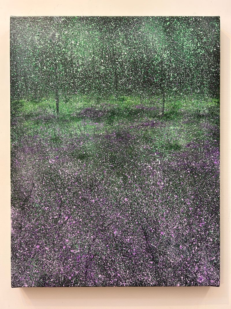 【細雨朦朧的森林】無框畫 - 海報/掛畫/掛布 - 顏料 多色