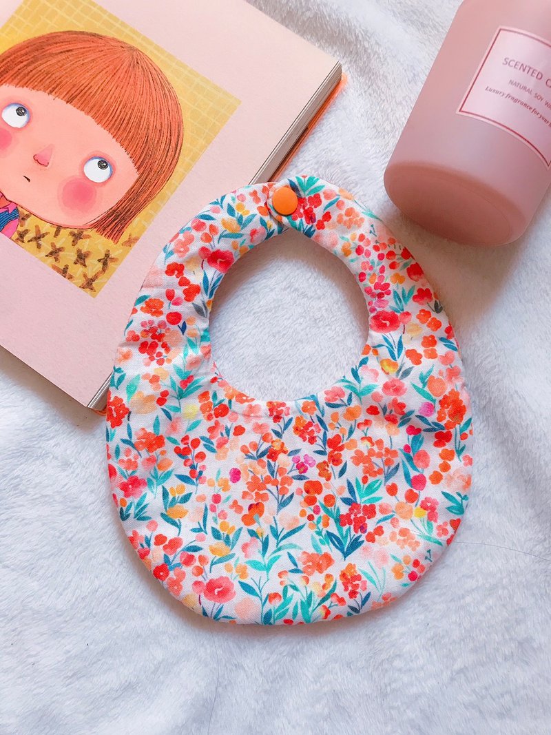 Handmade bib-we are holding hands together this summer