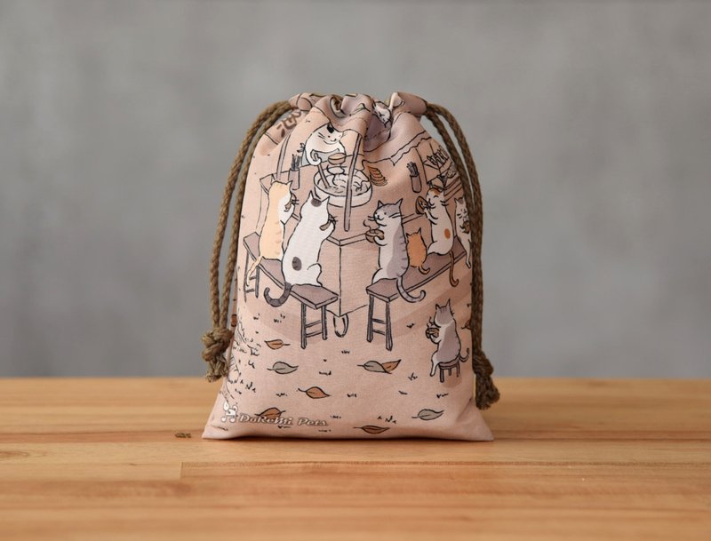 【Multi-meter kitchen】 Cats love fish soup - portable pockets