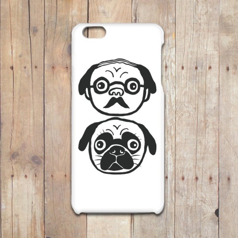 Professor and Pug iPhone case