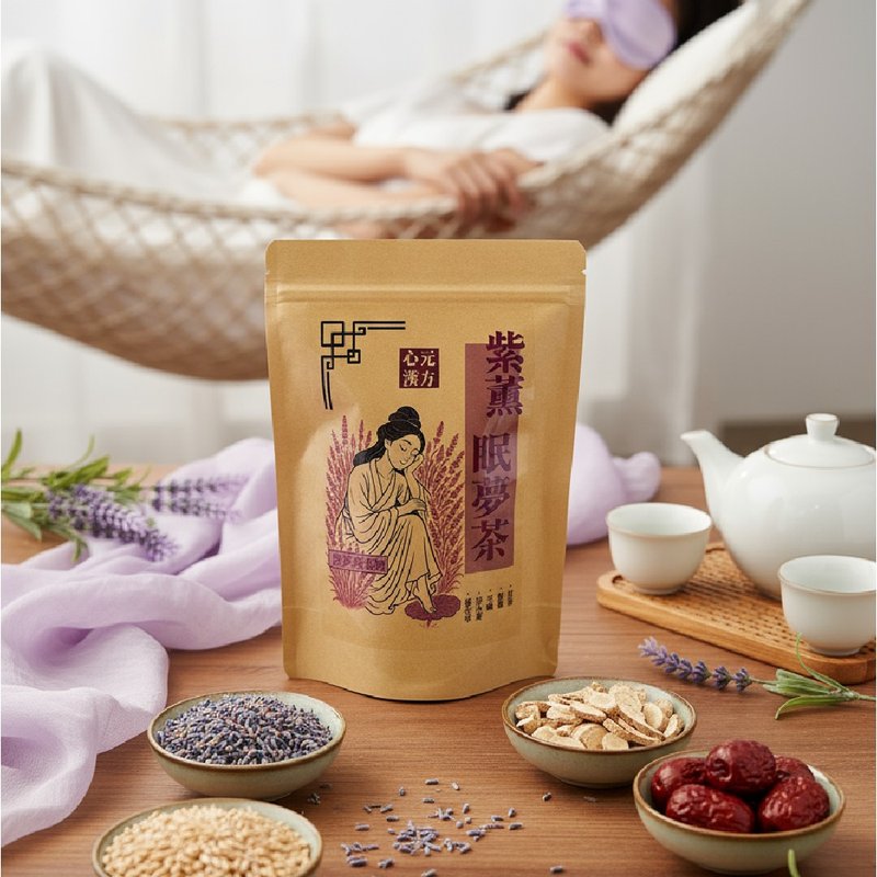 【紫薰眠夢茶】美容覺神隊友 薰衣草茶 幫助入睡 紓壓療癒下午茶 - 茶葉/茶包/水果茶 - 其他材質 紫色