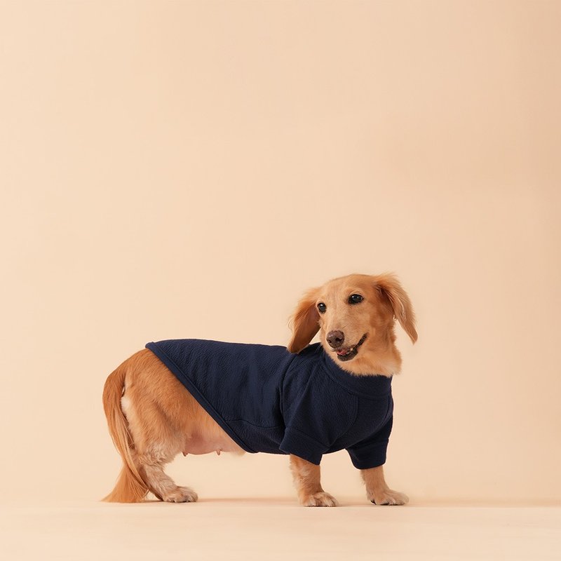 【tails&me 尾巴與我】經典寵物衣EH-寵物紋理短袖上衣(共三色) - 寵物衣服 - 聚酯纖維 多色