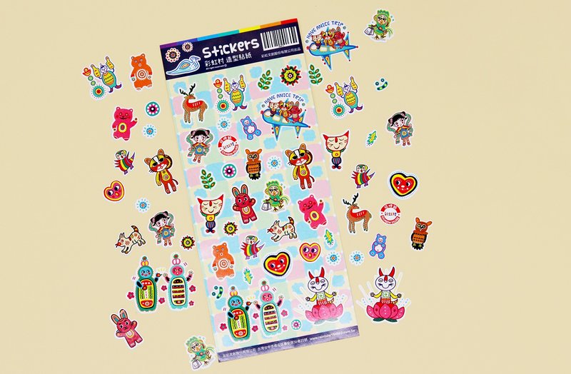 【彩虹村里人】小鴨系列 手帳小貼紙 - 貼紙 - 紙 多色