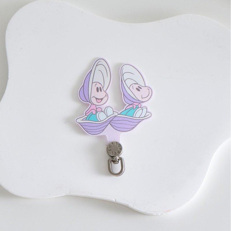 Disney經典-牡蠣寶寶們旋轉手機掛片/夾片 - 手機配件 - 尼龍 多色