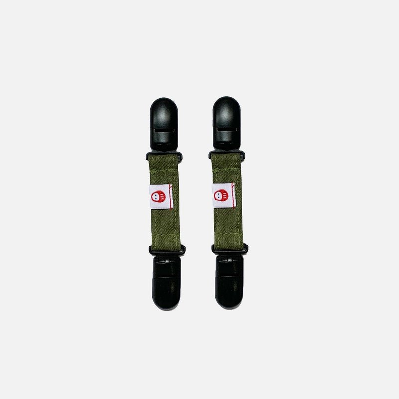 Zhaofu Universal Double-head Long and Short Clip Two-piece Set-Olive Green