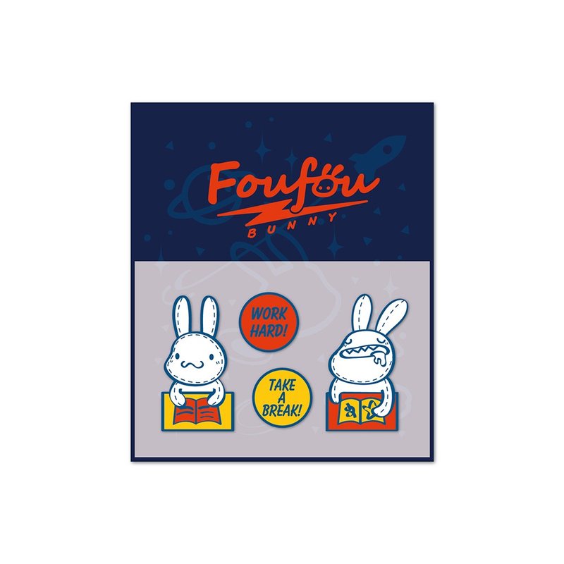 Foufou-dry transfer sticker - work