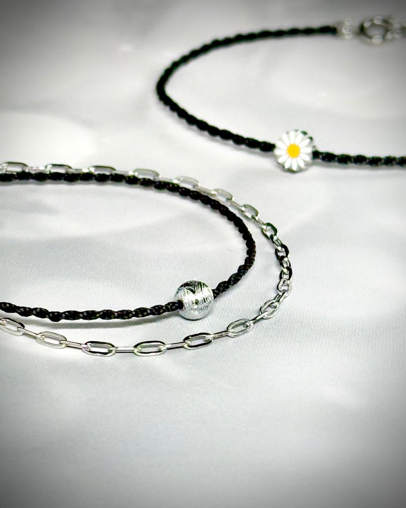 許願吧精靈 - 瑞典天鐵蠟繩手環 - 醫療鋼配飾 / 鎳鐵隕石 - 手鍊/手環 - 水晶 紅色