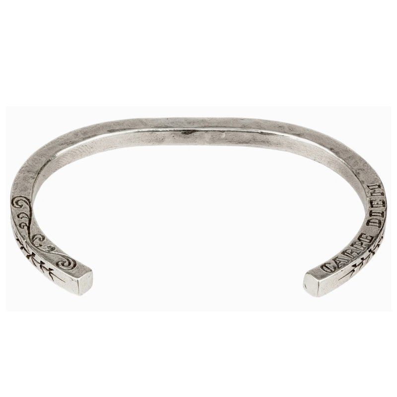 手工純銀 CARPE DIEM 手環 - LHN Jewelry - 手鍊/手環 - 純銀 銀色