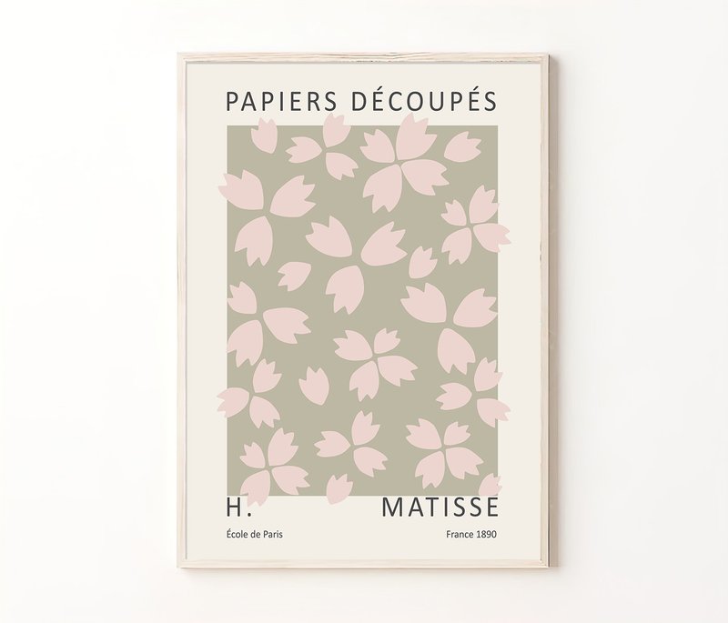 Matisse Flower poster instant download - 其他數位設計 - 其他材質