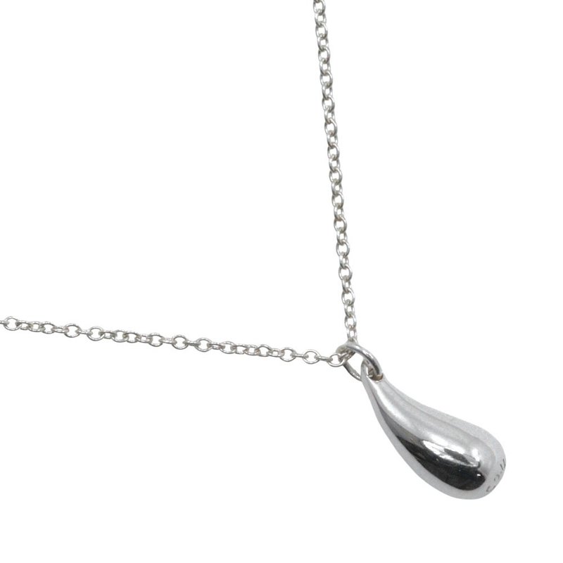 【日本直送】ティファニー TIFFANY&Co. ティアドロップ ネックレス エルサ・ペレッティ シルバー925 約2.6g レディース【中古】 - 項鍊 - 銀 銀色