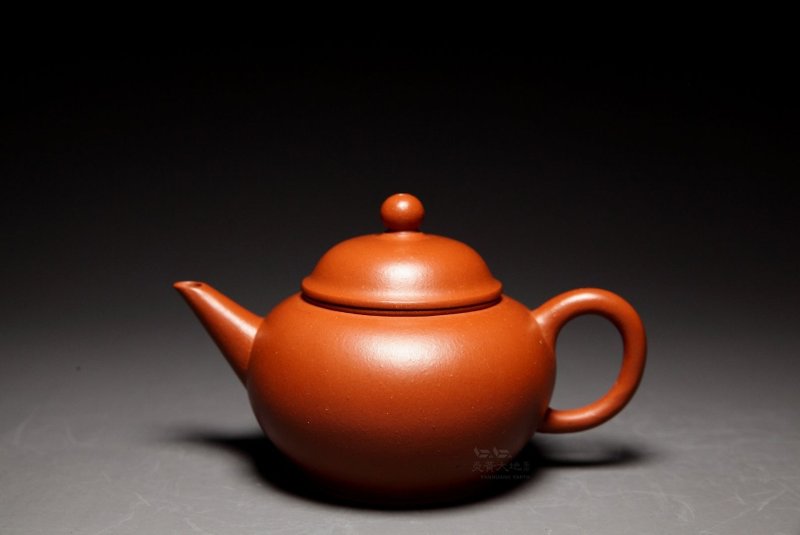 【標準水平】 胖老闆 龍山堂 傳統手工  黃龍山老朱泥 135cc - 茶壺/茶杯/茶具 - 陶 咖啡色